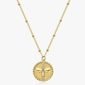 NEW! Gold Bee Choker Necklace